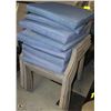 Image 1 : LOT OF 6 LAWN CHAIRS W/ CUSHIONS