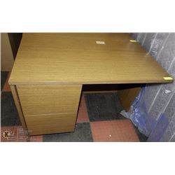 WOOD STUDENT DESK 44" X 29" X 24"