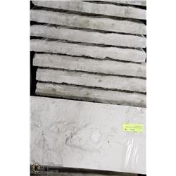 LOT OF 20 CONCRETE STEPPING STONES 8"X16"