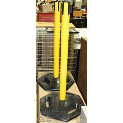 PAIR OF NEW BLK AND YELLOW DIVIDERS
