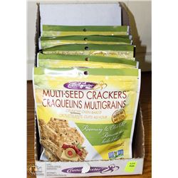 CASE OF 7 (127 GRAMS EACH ) MULTISEED CRACKERS