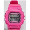 Image 1 : DAKOTA DIGITAL PINK SILICONE WATCH