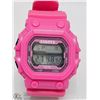 Image 2 : DAKOTA DIGITAL PINK SILICONE WATCH