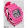 Image 4 : DAKOTA DIGITAL PINK SILICONE WATCH