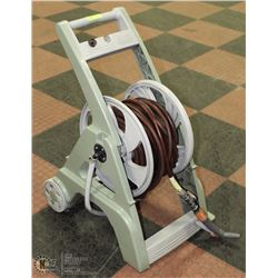 GARDEN HOSE CADDY WITH 100FT PREMIUM HOSE