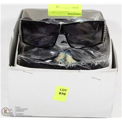 BOX OF NEW SUNGLASSES ON CHOICE