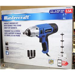 MASTERCRAFT IMPACT WRENCH SET  WITH BONUS TIRE
