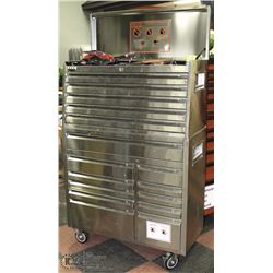 19) ROLLING TOOL BOX W/ TOP CHEST
