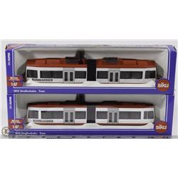 LOT OF 2 - SIKU SUPER 1:87 1895 STRABENBAHN