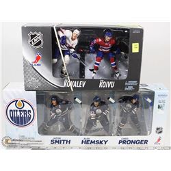 LOT OF 2 - MCFARLANE OILERS 3-PACK AND MONTREAL