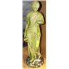 Image 1 : GREEN GIRL STATUE 22"