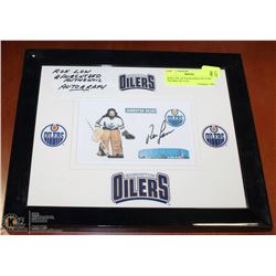 RON LOW AUTOGRAPHED PICTURE FRAMED W/ COA