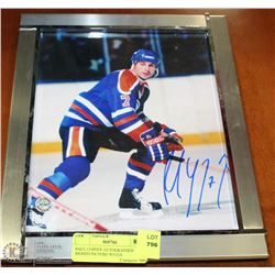 PAUL COFFEY AUTOGRAPHED SIGNED PICTURE W/COA