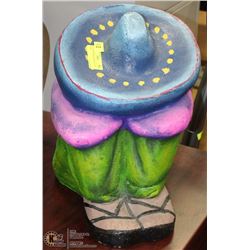 SLEEPING MEXICAN MAN STATUE 12X16