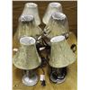 Image 1 : 3 SETS OF 2 MATCHING  DESIGNER MINI LAMPS