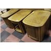 Image 1 : 7) 3PC END TABLE SET