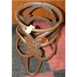 VERY HEAVY CAST IRON PLANT STAND