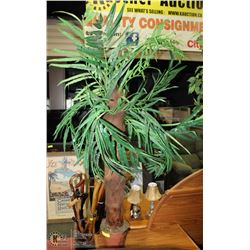 6' COCONUT BARK PALM TREE