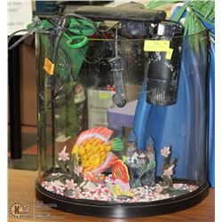 DECORATIVE FISH TANK WITH ACCESSORIES