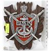 Image 1 : REPLICA UNITED STATES NAVY SHIELD & SWORD WALL