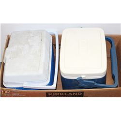 2 COOLERS – IGLOO AND RUBBERMAID