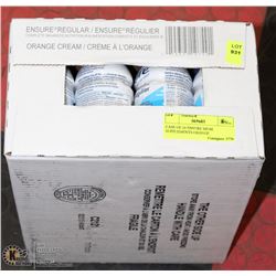 CASE OF 24 ENSURE MEAL SUPPLEMENTS ORANGE