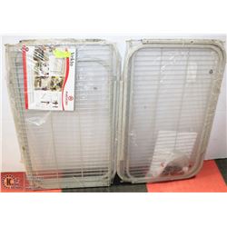LOT OF 2 NEW ANIMAL CAGE RACKS