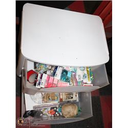 LARGE 2-TIER STORAGE CONTAINER ON