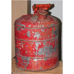 COLLECTIBLE GAS CAN MADE IN CHICAGO USA