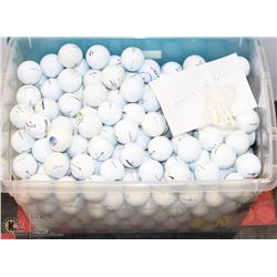 LOT OF OVER 330 CLEAN ASSORTED GOLF BALLS