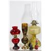 Image 1 : LOT OF VINTAGE KEROSENE LAMPS