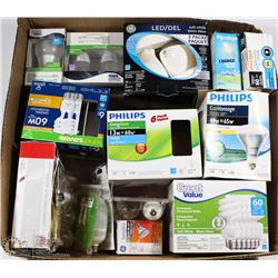 FLAT OF LIGHT BULBS