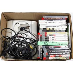 PS3 WITH 23 GAMES & 1 CONTROLLER