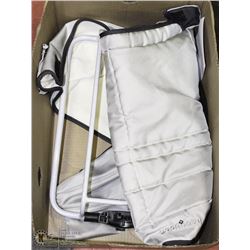 UPPA BABY CAR SEAT ADAPTOR  INCL CANOPY WITH