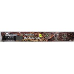 NEW NICOLOSON 22" MACHETTE