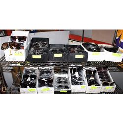 BOX OF DESIGNER SUNGLASSES X12