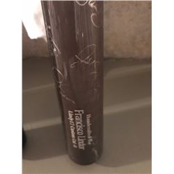 American League autographed bat collection