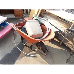 WHEEL BARROW - & CONTENTS - as-is