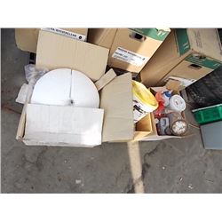 BOX OF MISC SHOP SUPPLIES - 3 TTL