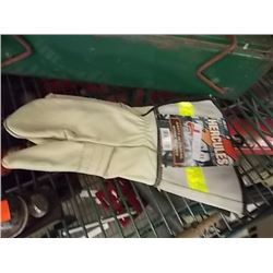 NEW LEATHER WORK GLOVES