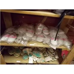 SHELF OF ASSORTED NEW LITTLE GIRL SHOES