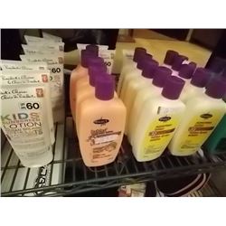 LOT OF KID'S SUNSCREEN - 45SPF - 4 TTL - PINK BOTTLE