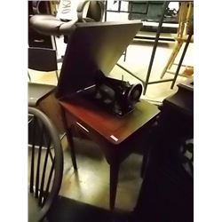 EMPIRE VINTAGE ELECTRIC SEWING MACHINE IN CABINET