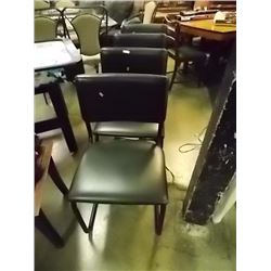 BLACK CHAIRS - 4 TTL