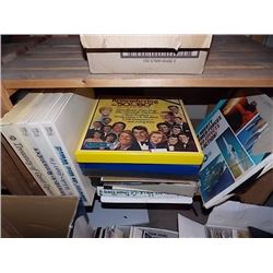 SHELF OF ASSORTED RETRO RECORDS