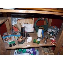 SHELF OF  COLLECTABLES