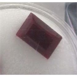 GEMSTONE - EMERALD FACETED  RUBY