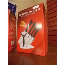 NEW STAINLESS STEEL KNIFE SET - 6 PC - GERMANY