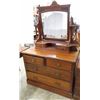 Image 1 : VINTAGE VICTORIAN DRESSER WITH MIRROR - CIRCA 1890