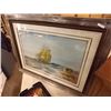 Image 1 : FRAMED PICTURE - TALL SHIP